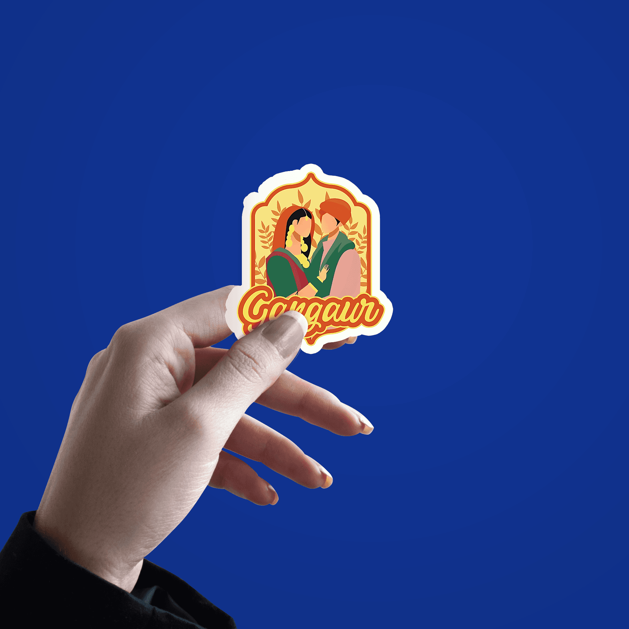 Gangaur Sticker - sticckiz.com