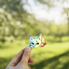 Cute Catty Sticker - sticckiz.com