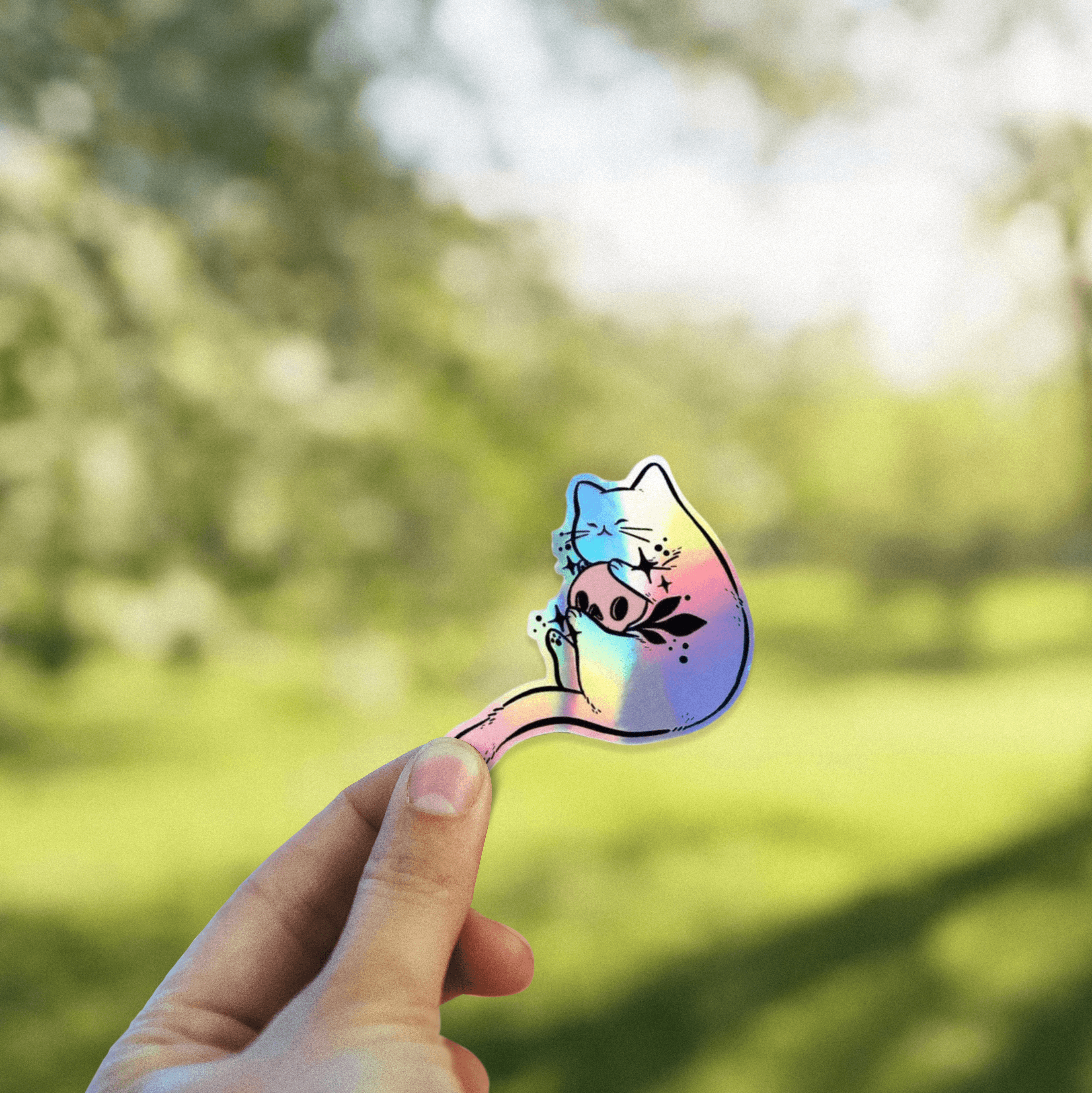 Cat Cute Sticker - sticckiz.com