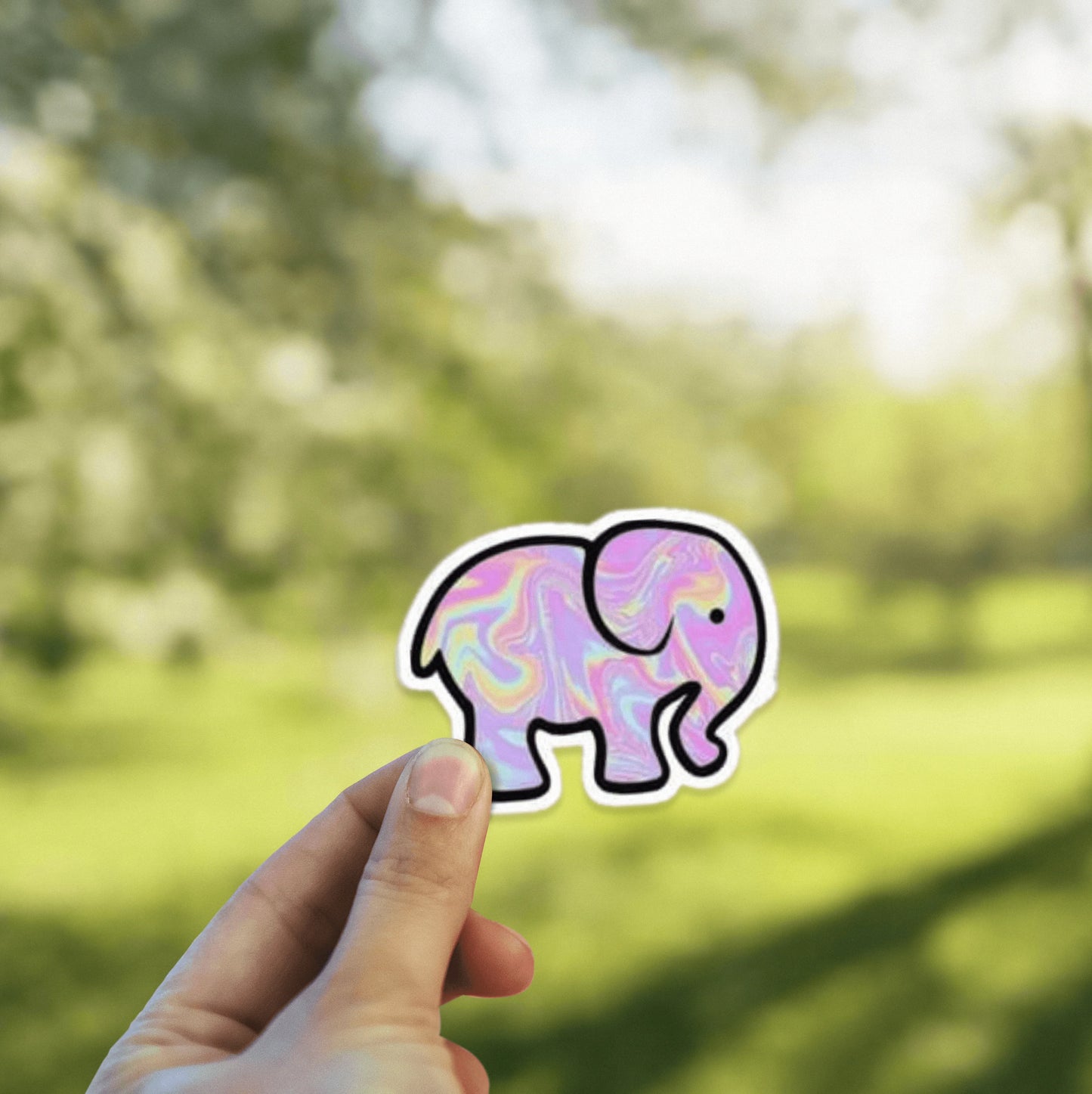 Baby Elephant Sticker - sticckiz.com