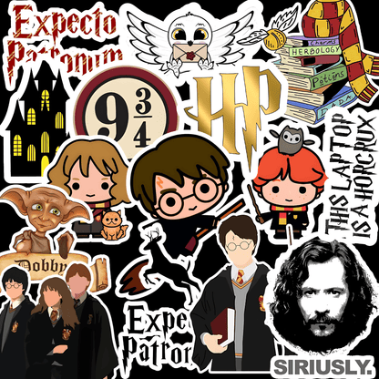 Harry Potter Sticker ( Pack of 15 ) - sticckiz.com