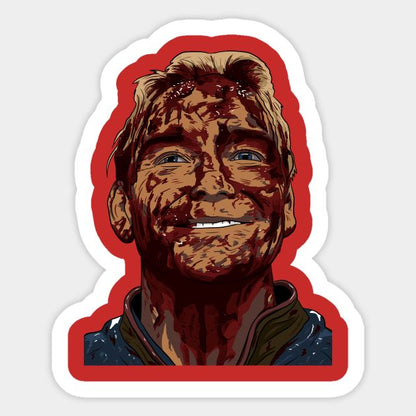 Homelander Bloody Smile Sticker