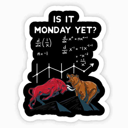 Is It Monday Sticker - sticckiz.com