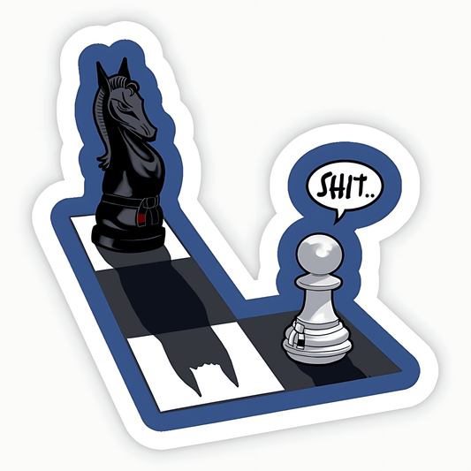 Jiu Jitsu Chess Pieces Sticker - sticckiz.com