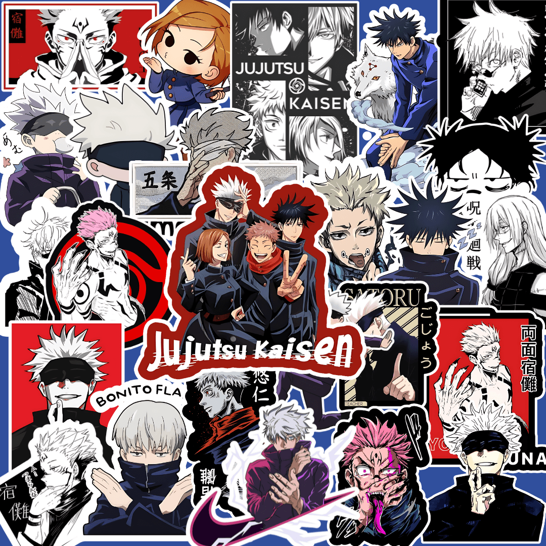Jujutsu Kaisen Sticker ( Pack of 25 ) - sticckiz.com