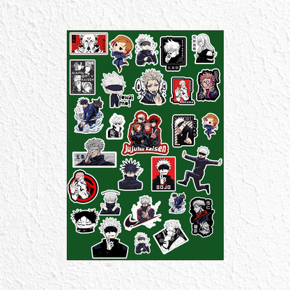 Jujutsu Mini Sticker sheet 1 - sticckiz.com