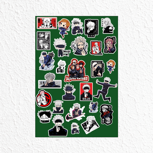 Jujutsu Mini Sticker sheet 1 - sticckiz.com