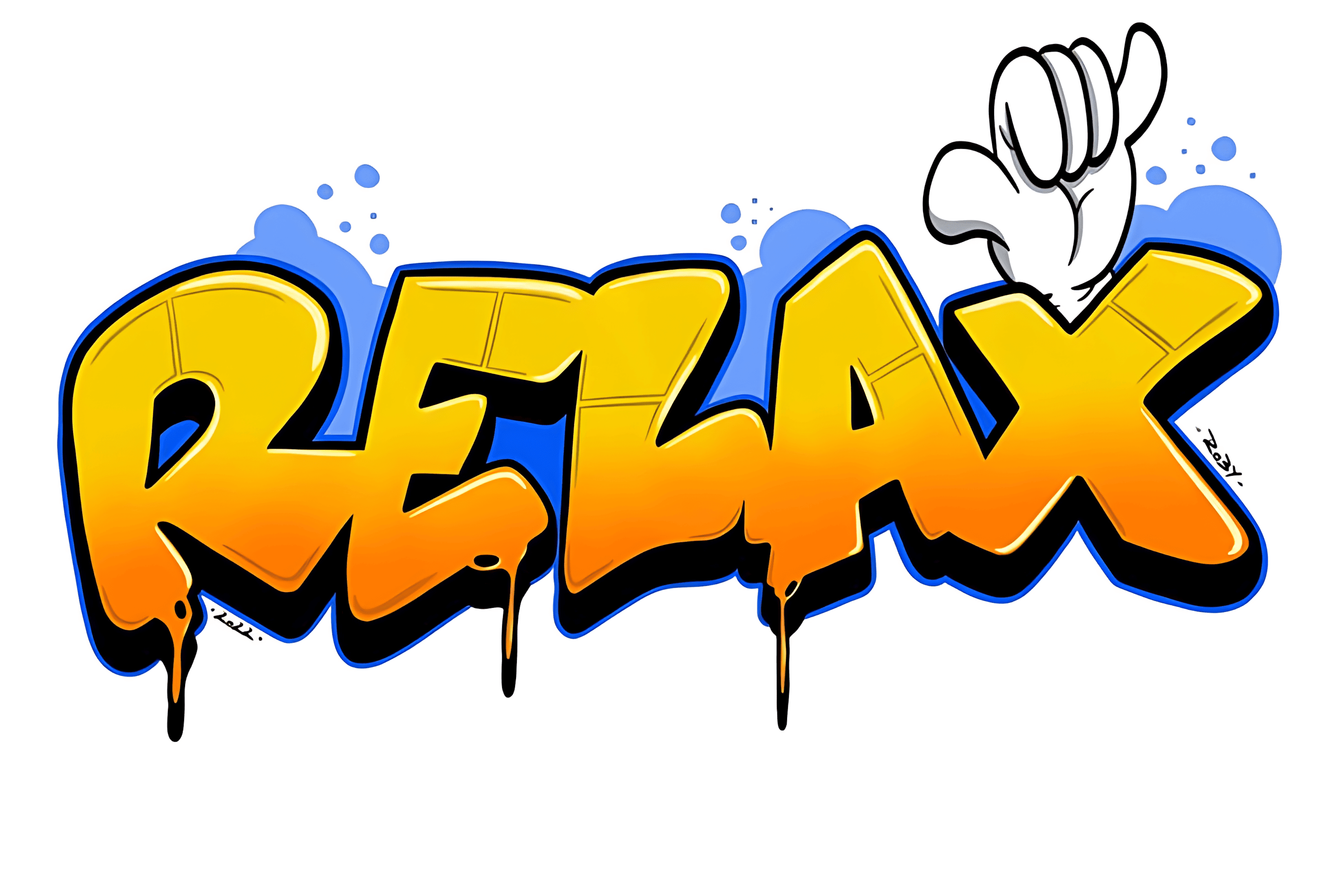 Relax Sticker - sticckiz.com