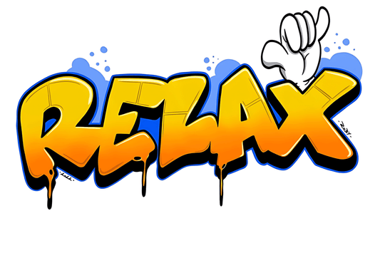 Relax Sticker - sticckiz.com