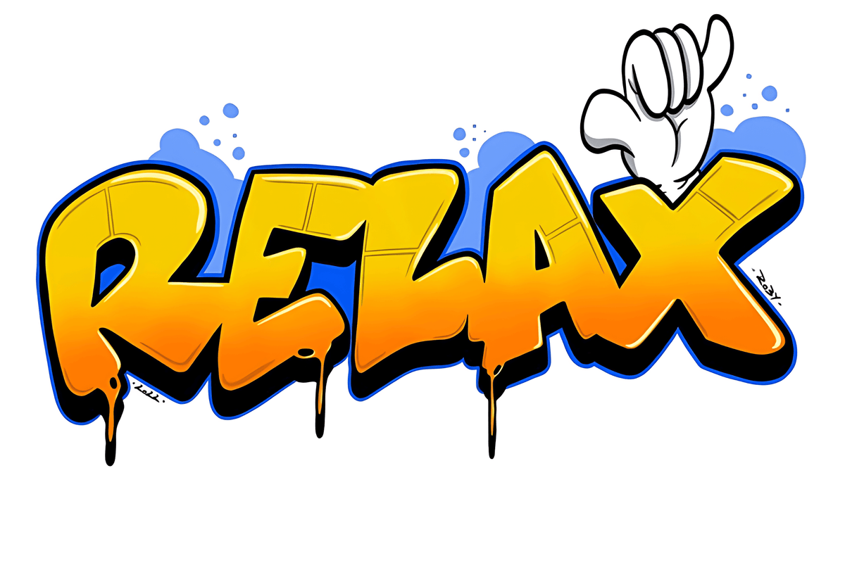 Relax Sticker - sticckiz.com