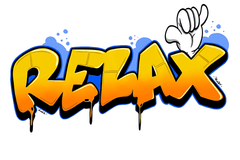 Relax Sticker - sticckiz.com