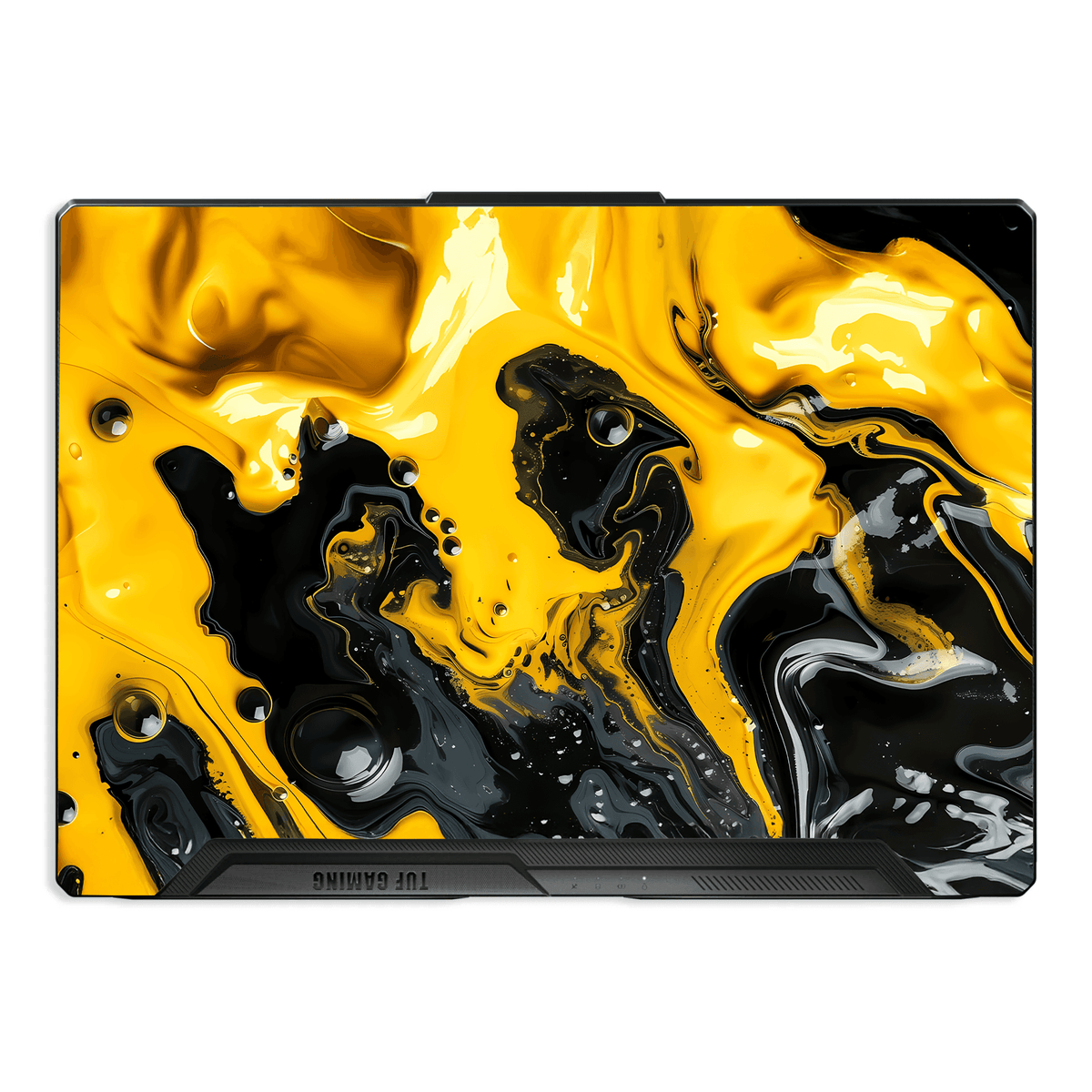 MARBLE YELLOW Laptop Skin - sticckiz.com