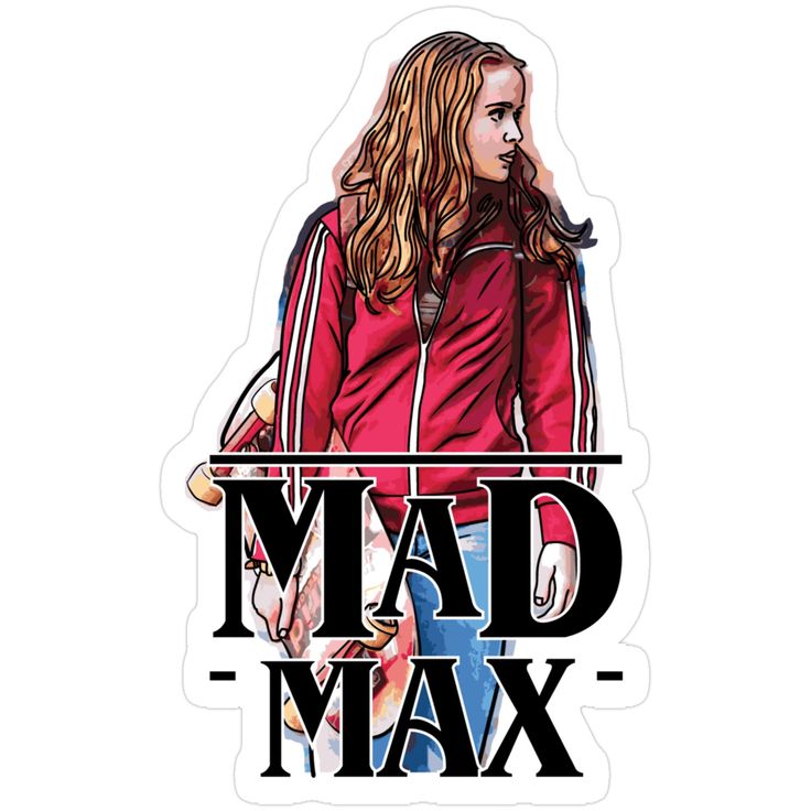 Mad Max Stranger Things Sticker