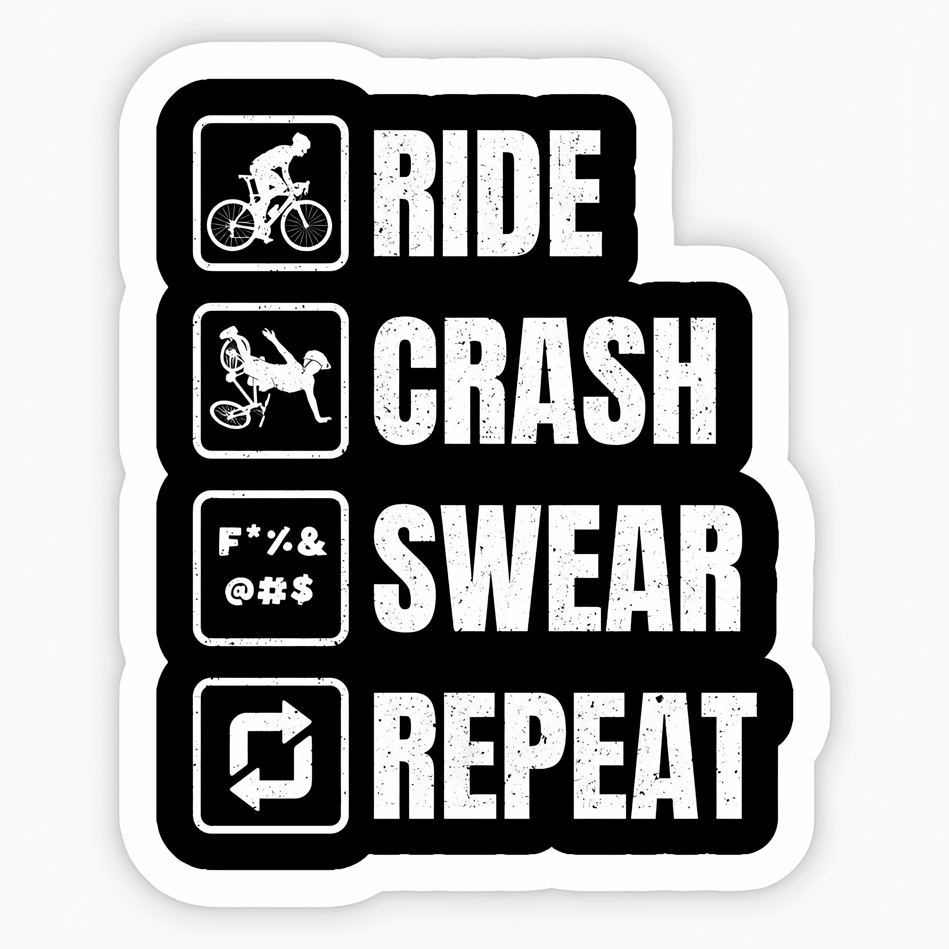 Mountain Bike Mtb Sticker - sticckiz.com