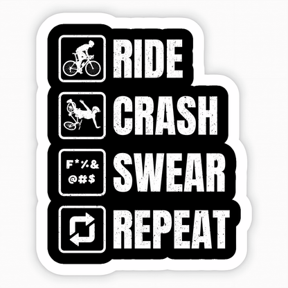 Mountain Bike Mtb Sticker - sticckiz.com