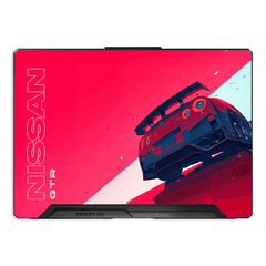 NISSAN GTR RED Laptop Skin - sticckiz.com