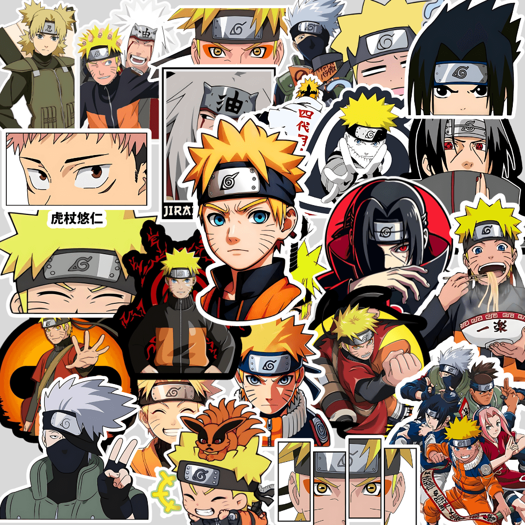 Naruto Sticker (pack of 25 ) - sticckiz.com