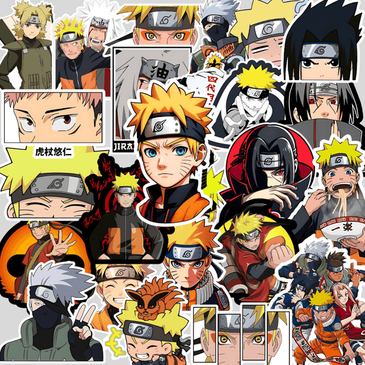 Naruto Sticker (pack of 25 ) - sticckiz.com