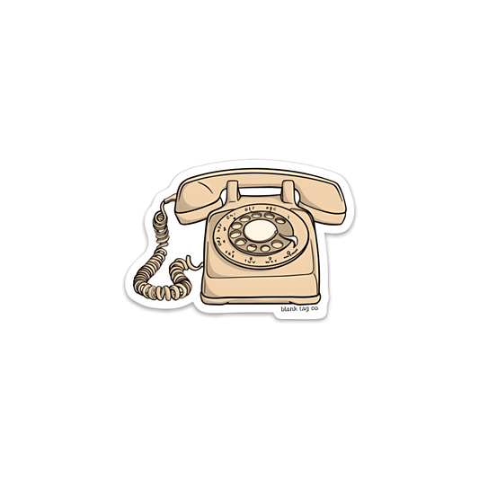 Cute Telephone Sticker - sticckiz.com