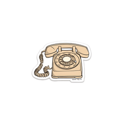 Cute Telephone Sticker - sticckiz.com