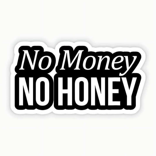 No Money Sticker - sticckiz.com