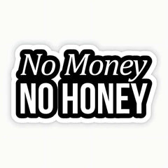 No Money Sticker - sticckiz.com