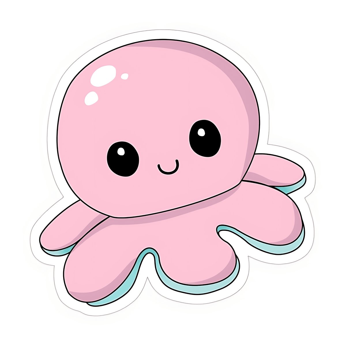 Octopus Mood Sticker - sticckiz.com