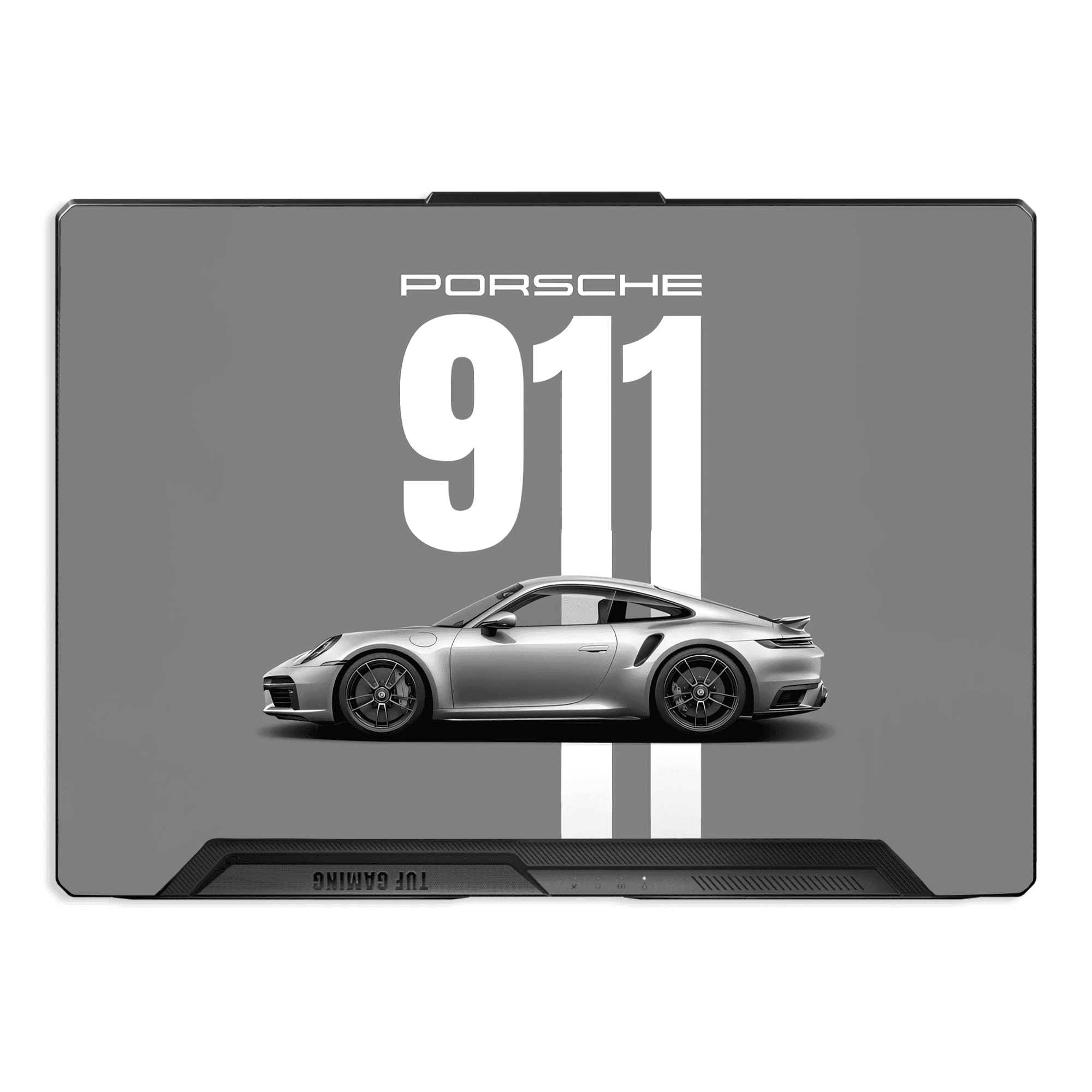 PORSCHE 911 GREY EDITION Laptop Skin - sticckiz.com