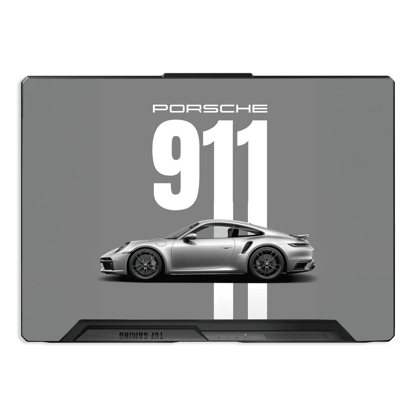 PORSCHE 911 GREY EDITION Laptop Skin - sticckiz.com