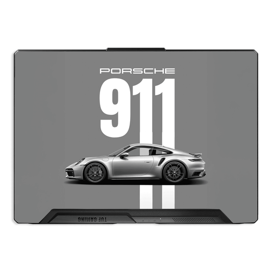 PORSCHE 911 GREY EDITION Laptop Skin - sticckiz.com