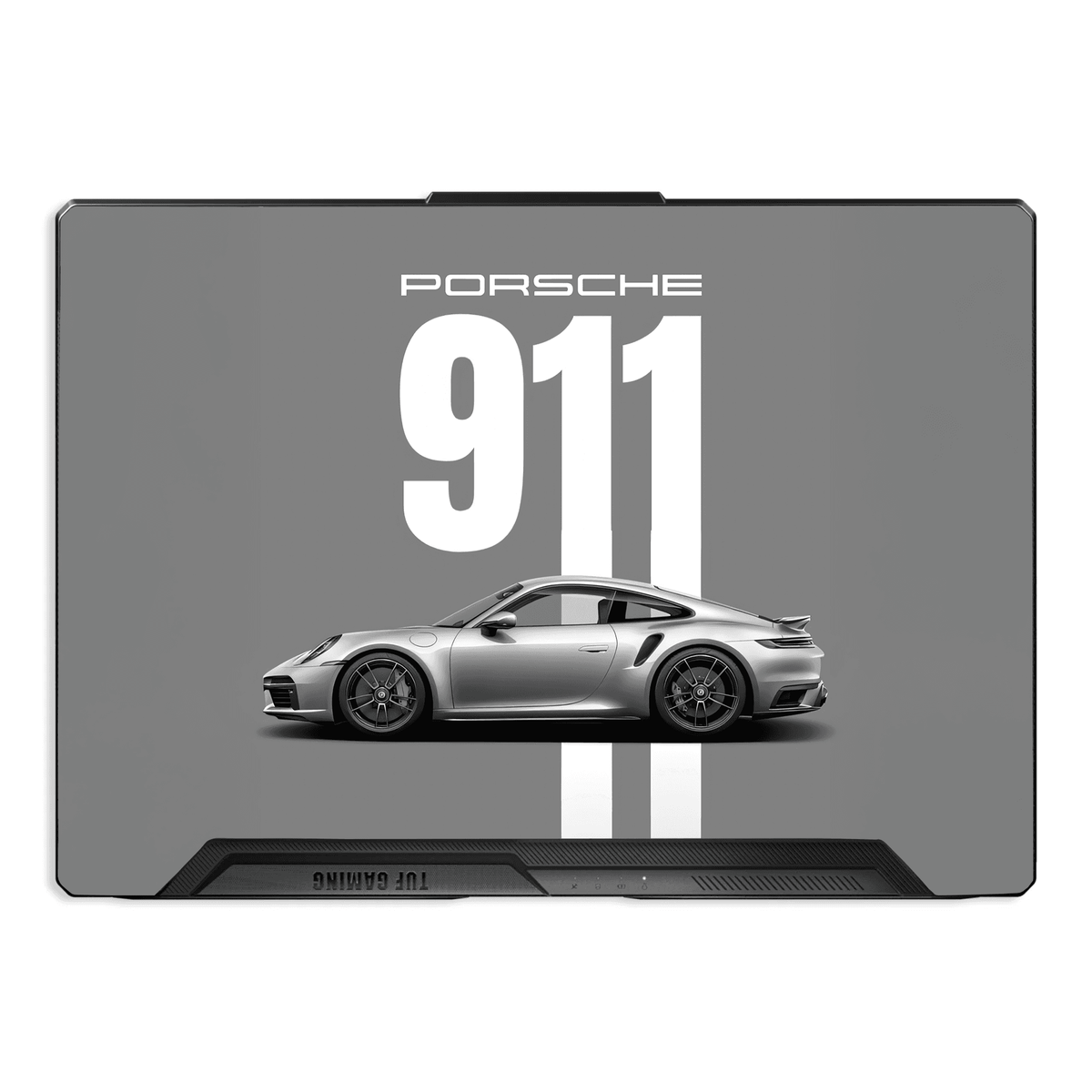 PORSCHE 911 GREY EDITION Laptop Skin - sticckiz.com