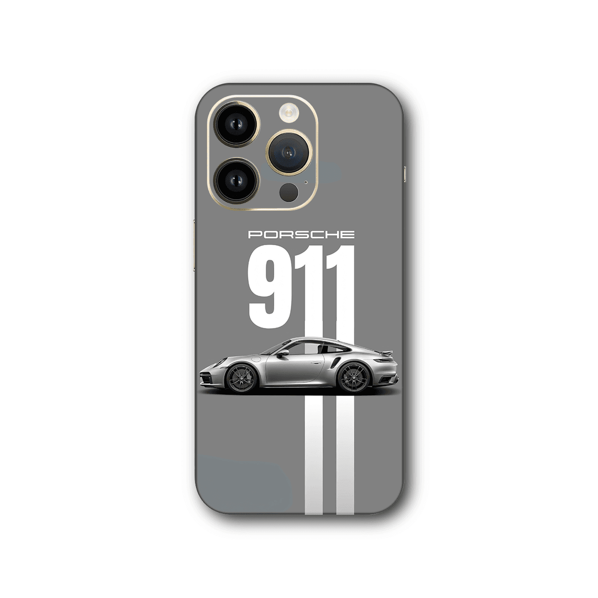 PORSCHE 911 GREY Mobile Skin - sticckiz.com