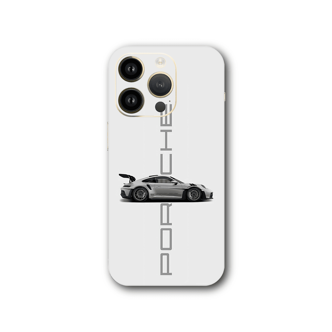 PORSCHE WHITE Mobile Skin - sticckiz.com