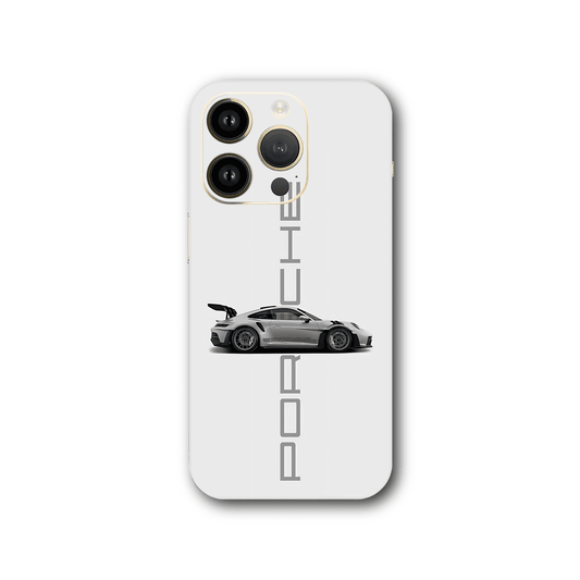 PORSCHE WHITE Mobile Skin - sticckiz.com