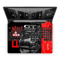 RED NISSAN GTR Laptop Skin - sticckiz.com