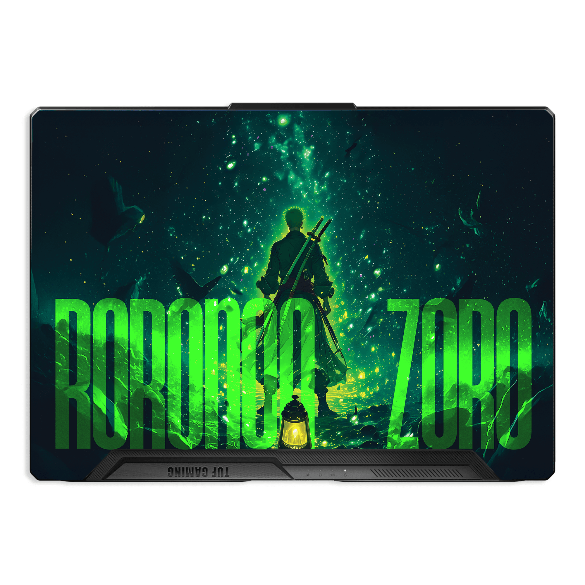 RORONOA ZORO GREEN EDITION Laptop Skin - sticckiz.com