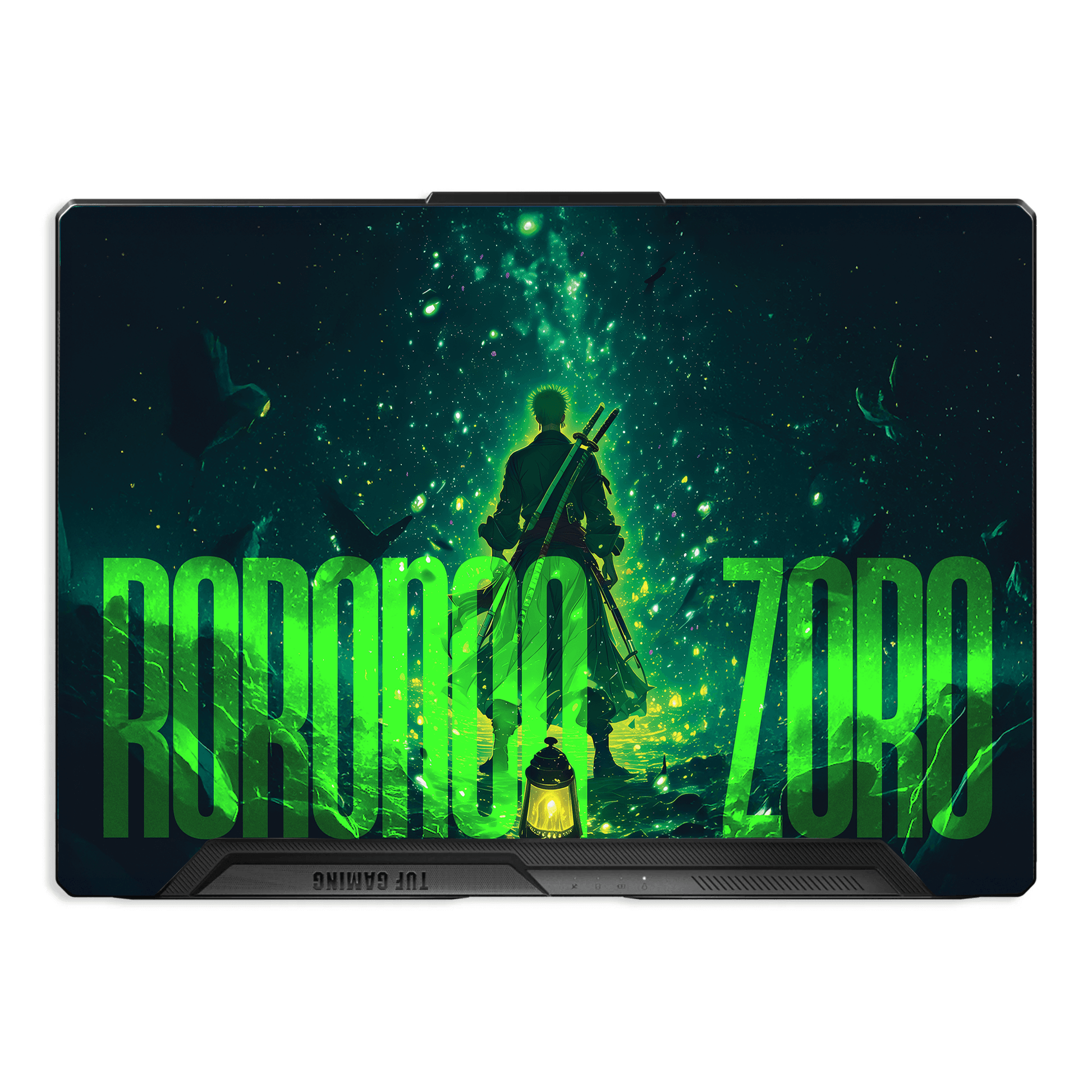RORONOA ZORO GREEN EDITION Laptop Skin - sticckiz.com