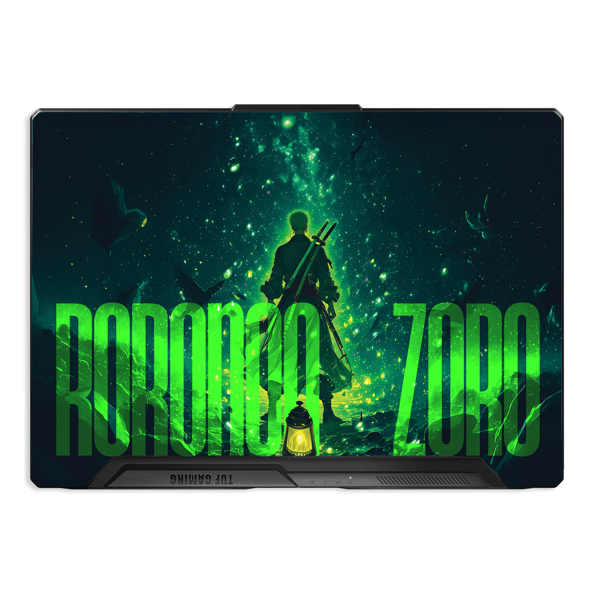 RORONOA ZORO GREEN EDITION Laptop Skin - sticckiz.com