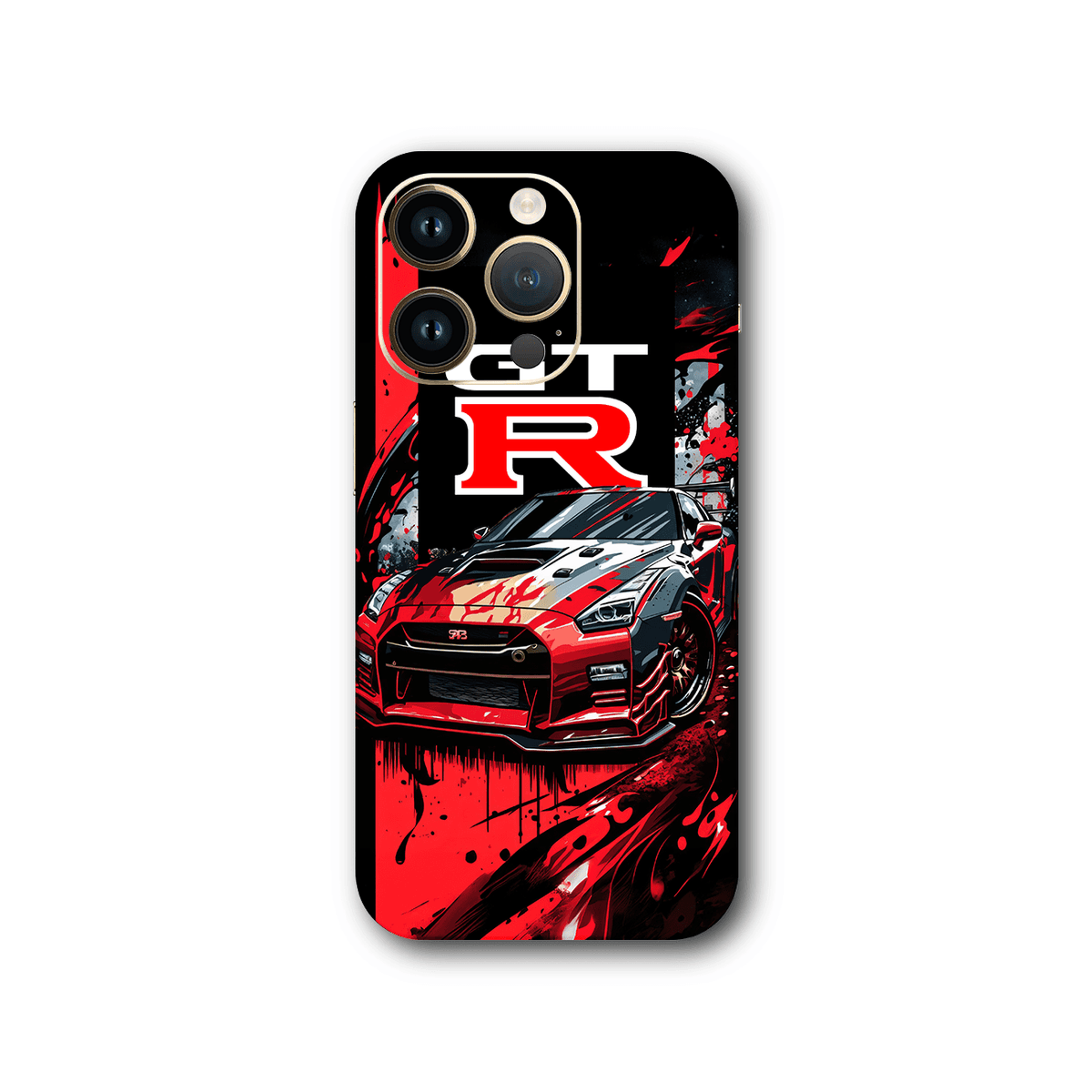 Red Nissan GTR skin Mobile Skin - sticckiz.com