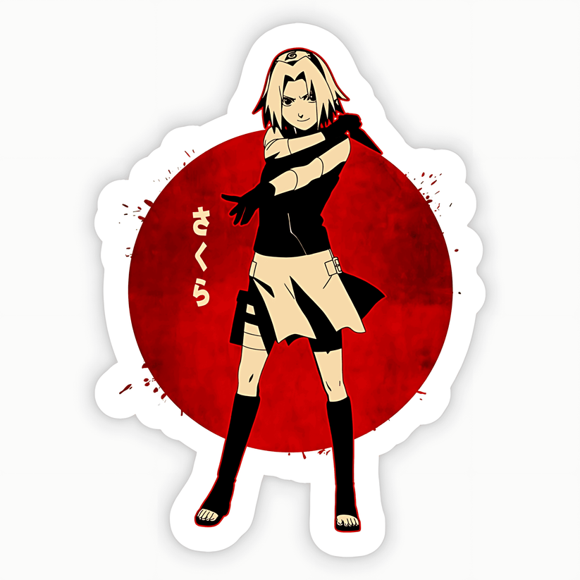 Sakura Haruno Naruto Sticker – sticckiz.com