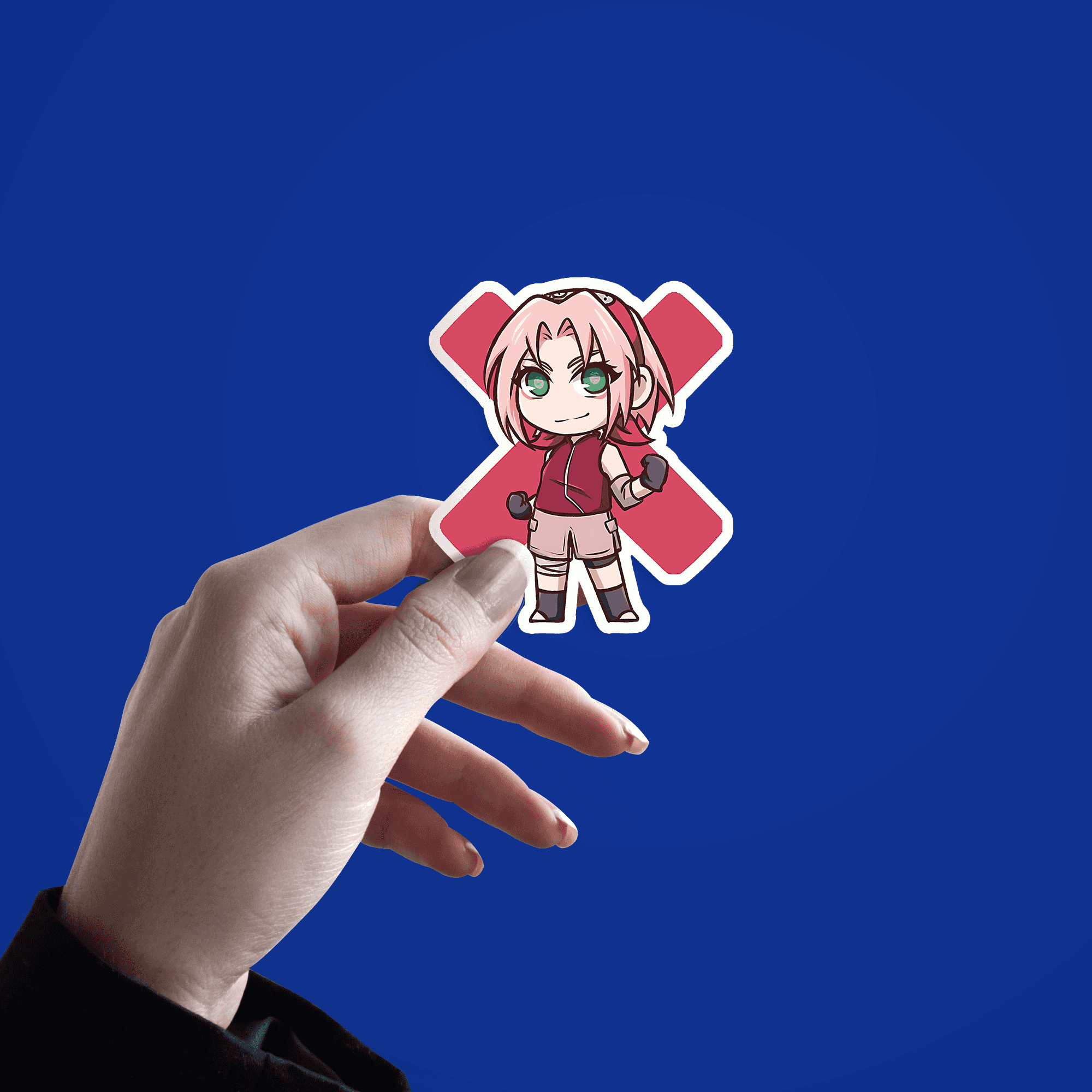 Chibi Sakura Sticker - sticckiz.com