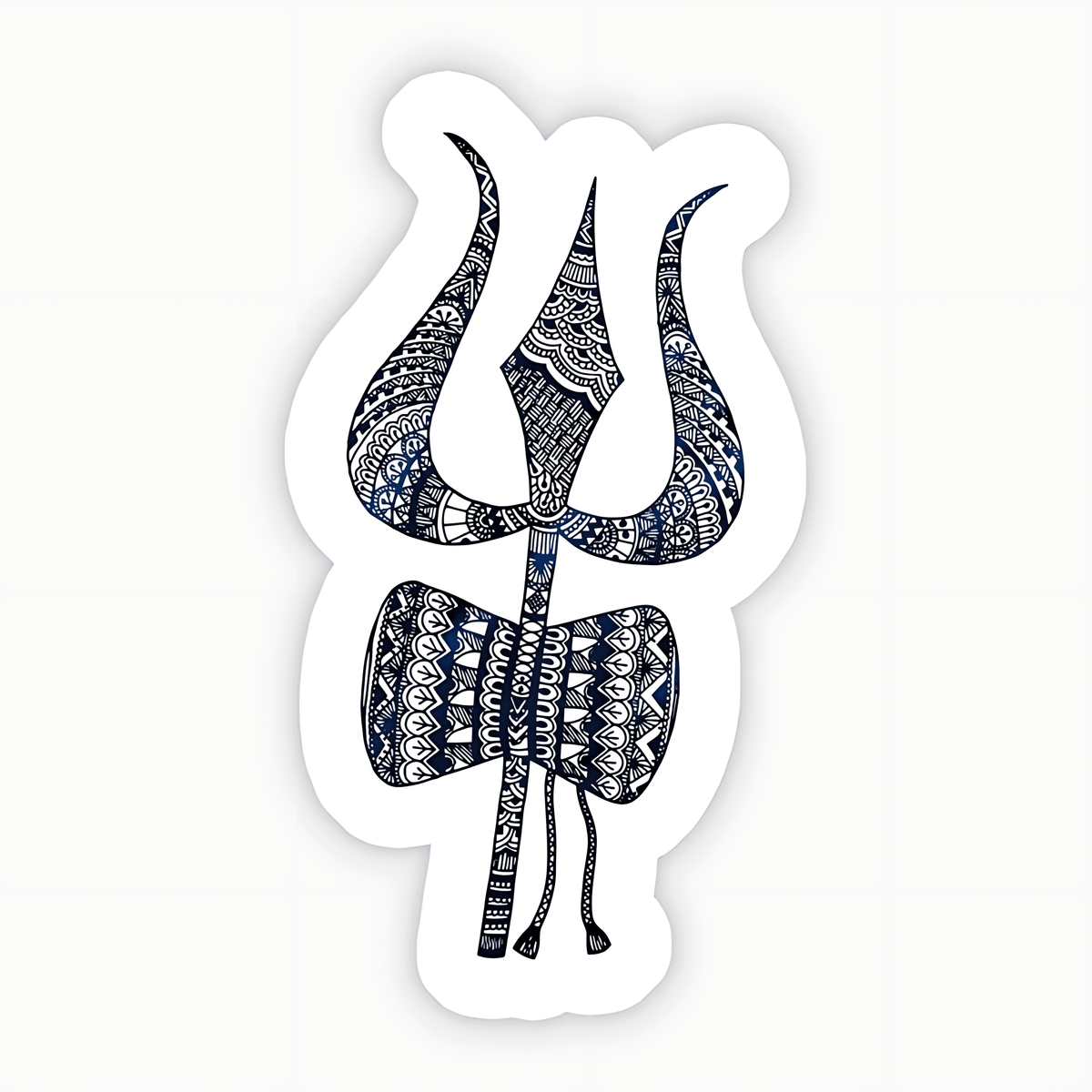 Shiva's Trident Sticker - sticckiz.com