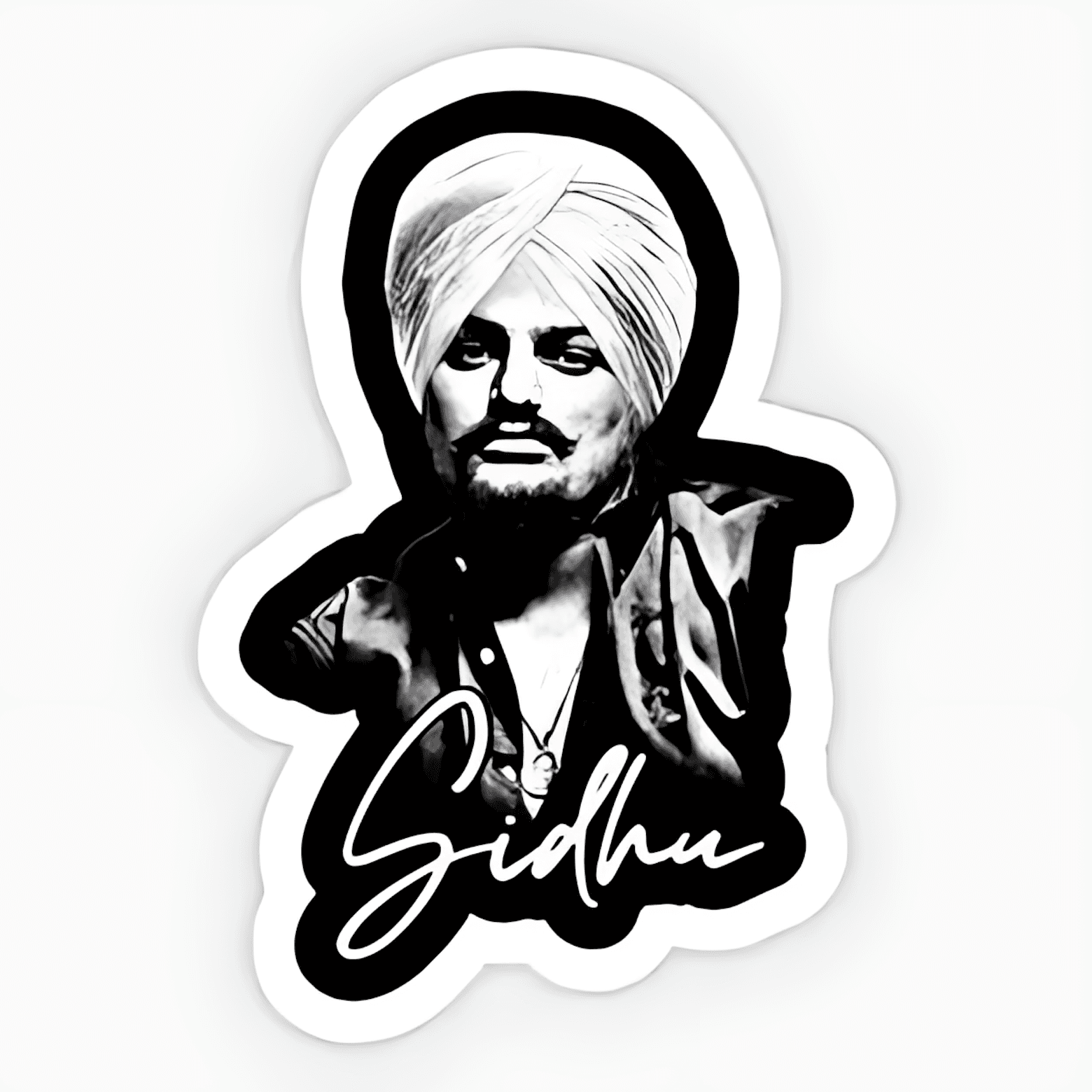 Sidhu moosewala Photo Sticker - sticckiz.com
