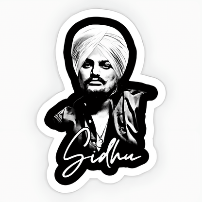 Sidhu moosewala Photo Sticker - sticckiz.com
