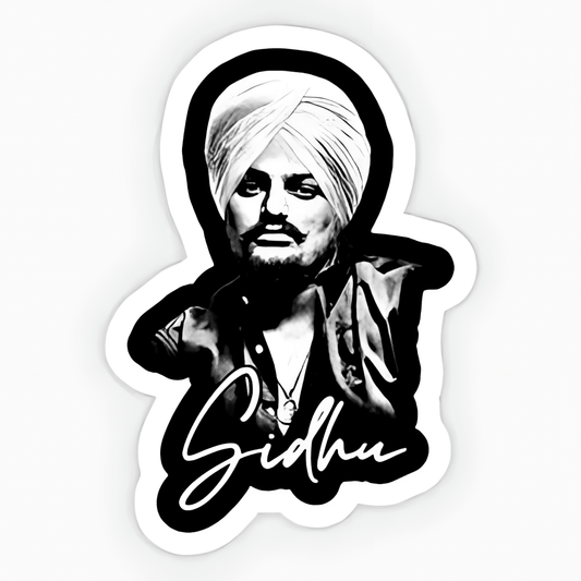 Sidhu moosewala Photo Sticker - sticckiz.com