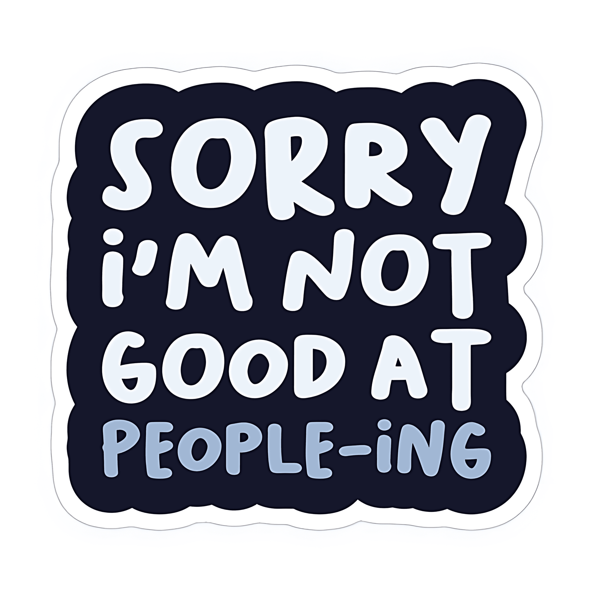 Sorry I'm Not Good Sticker - sticckiz.com
