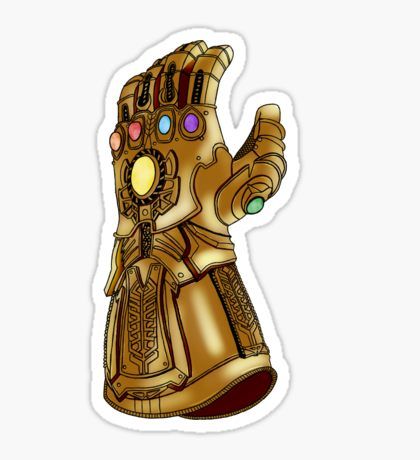The Infinity Gauntlet Sticker