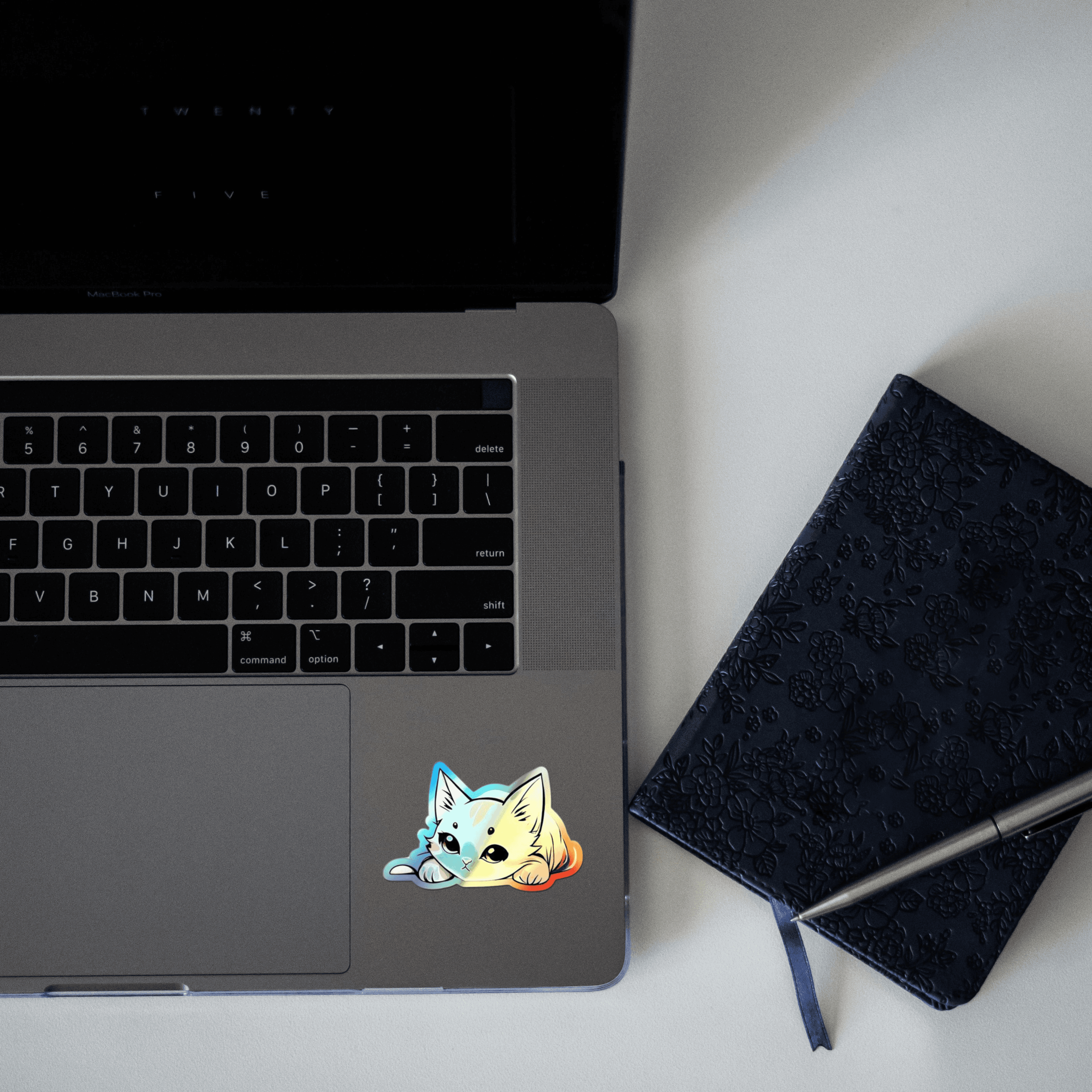Cute Catty Sticker - sticckiz.com