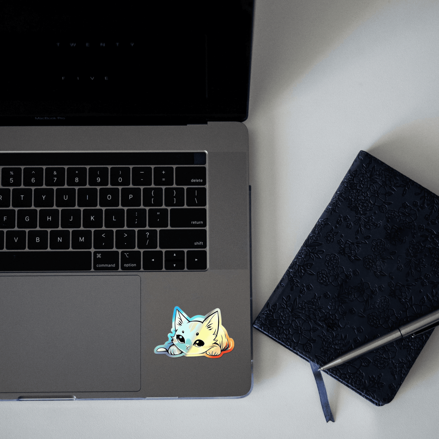 Cute Catty Sticker - sticckiz.com