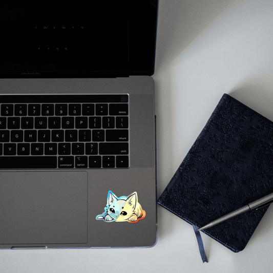 Cute Catty Sticker - sticckiz.com